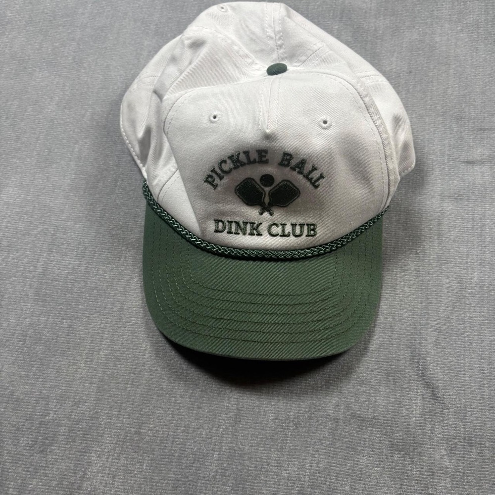 Pickleball Dunk Club green and white hat
